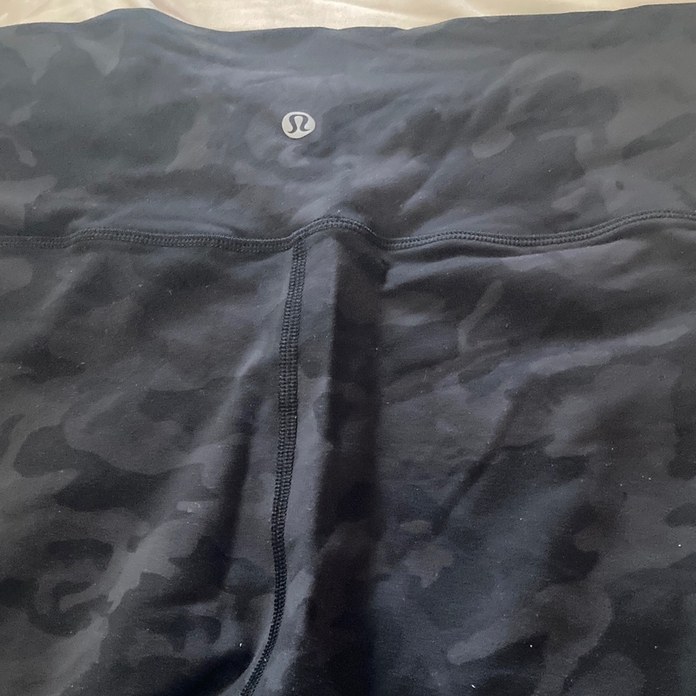lululemon athletica Black Camo Leggings